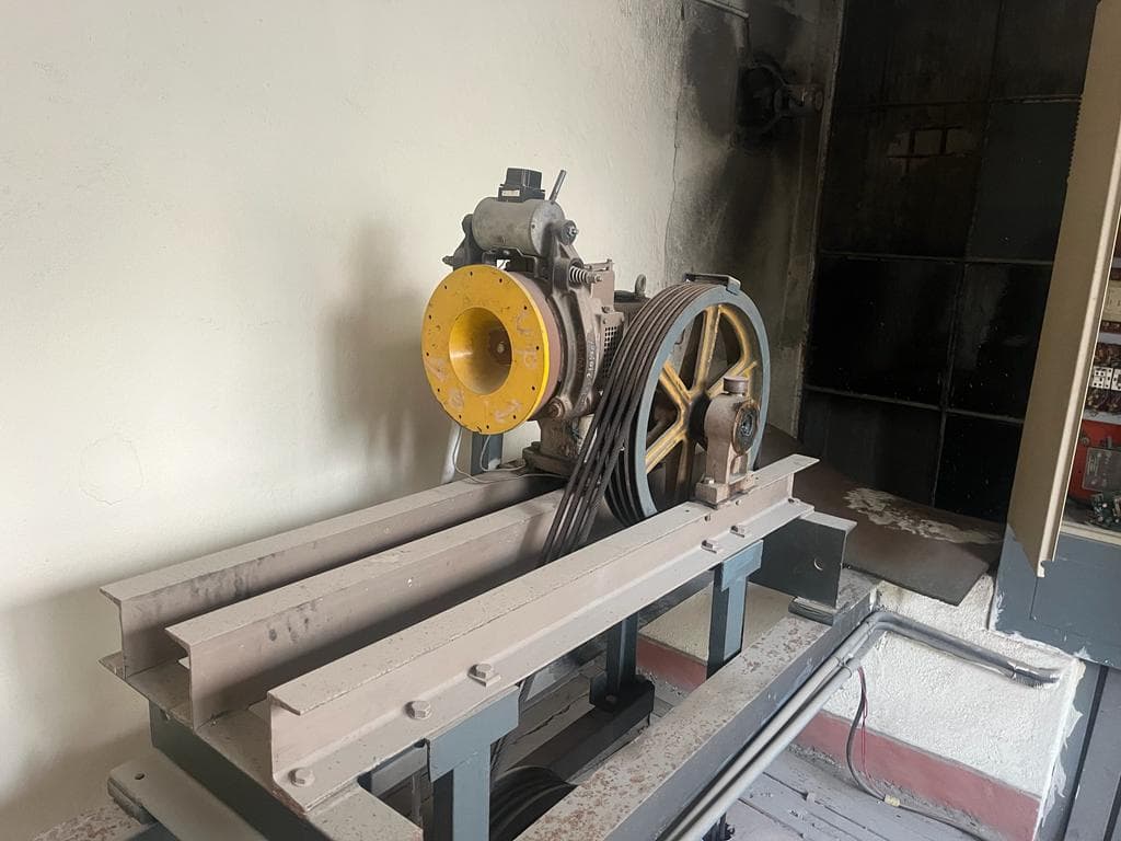 Aarohan Enterprises - Industrial Transformer Decommissioning: Step-down oil-cooled electrical transformer dismantled for copper and core salvage. (Photo 063)