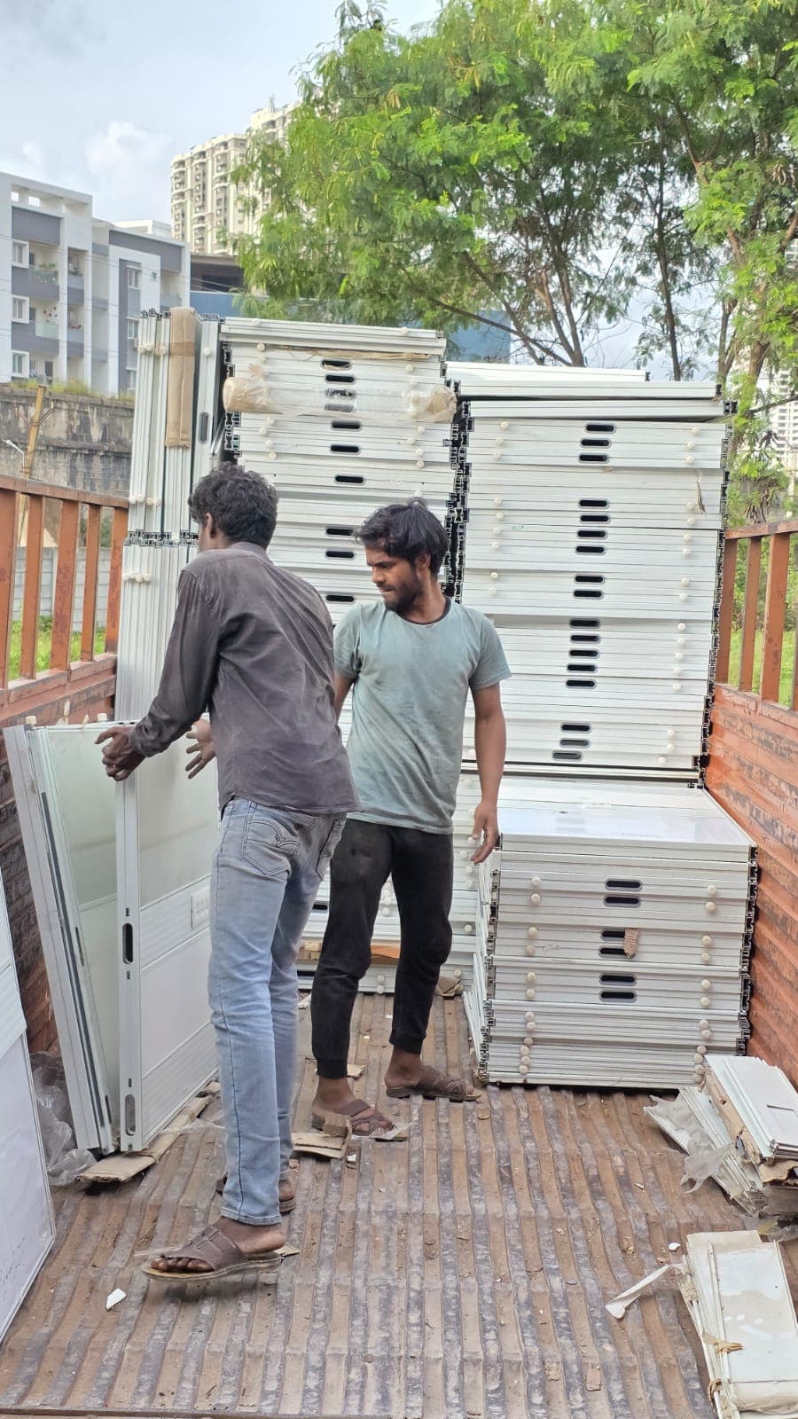 Aarohan Enterprises - Certified Weighbridge Material Staging: Calibrated weight inspection and manifest documentation for outgoing metal haulage. (Photo 177)
